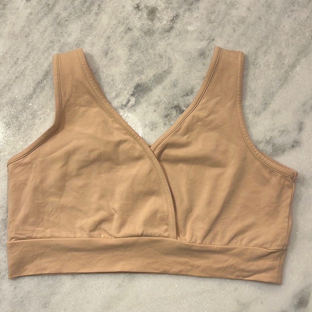 Kindred Bravely Large Nursing Bra Tan Color